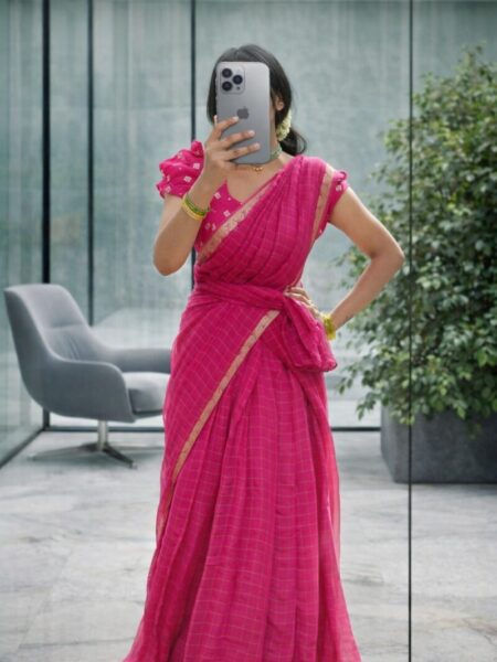 Viscouse georgette lehanga