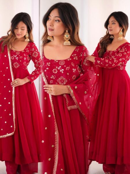 Crunchy silk frock