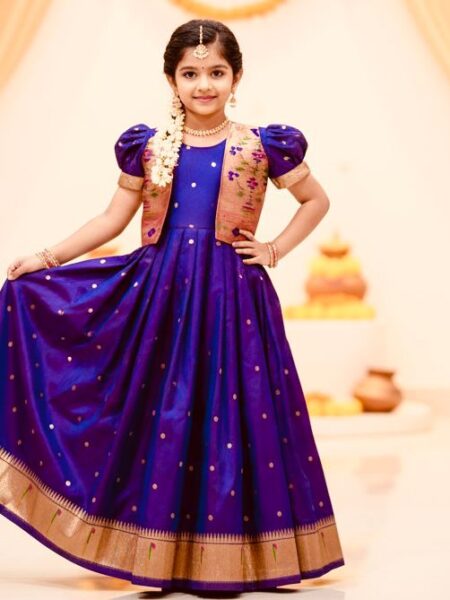 Overcoat soft paithani