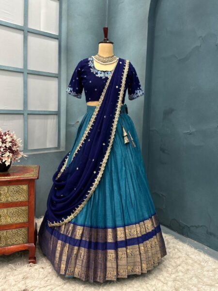 Kanchi cotton silk lehanga