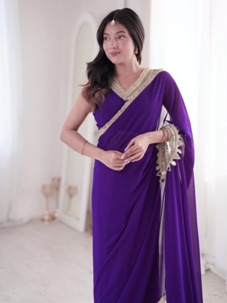 Dual styling ready to wear saree