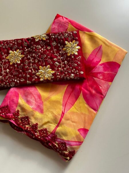 Georgette saree