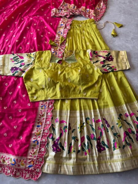 Paithani trending half saree