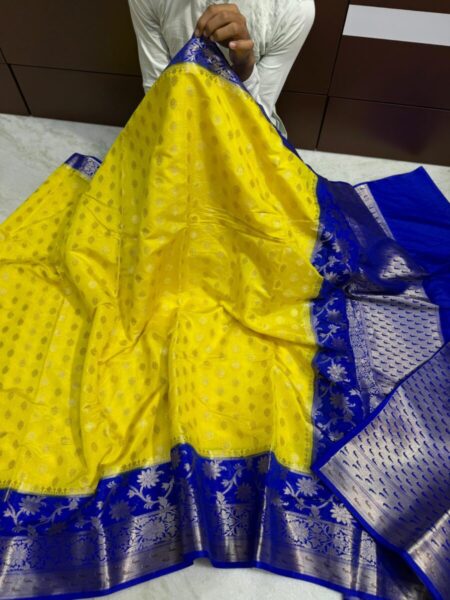 Dyable dupion saree