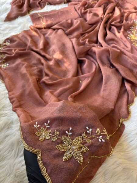 Soft rangoli crush saree