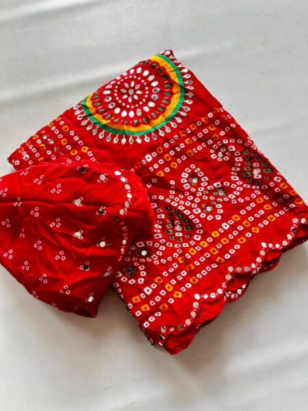 Premium bandhini print saree