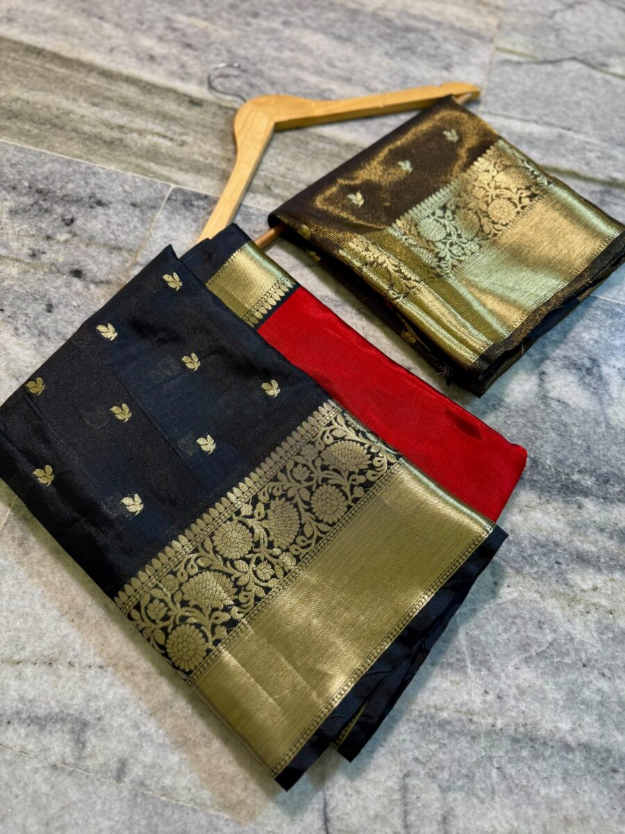 Banarasi katan saree - Image 5