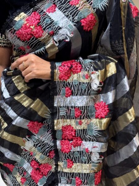 Premium organza tissue saree