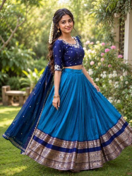 Trending work lehanga