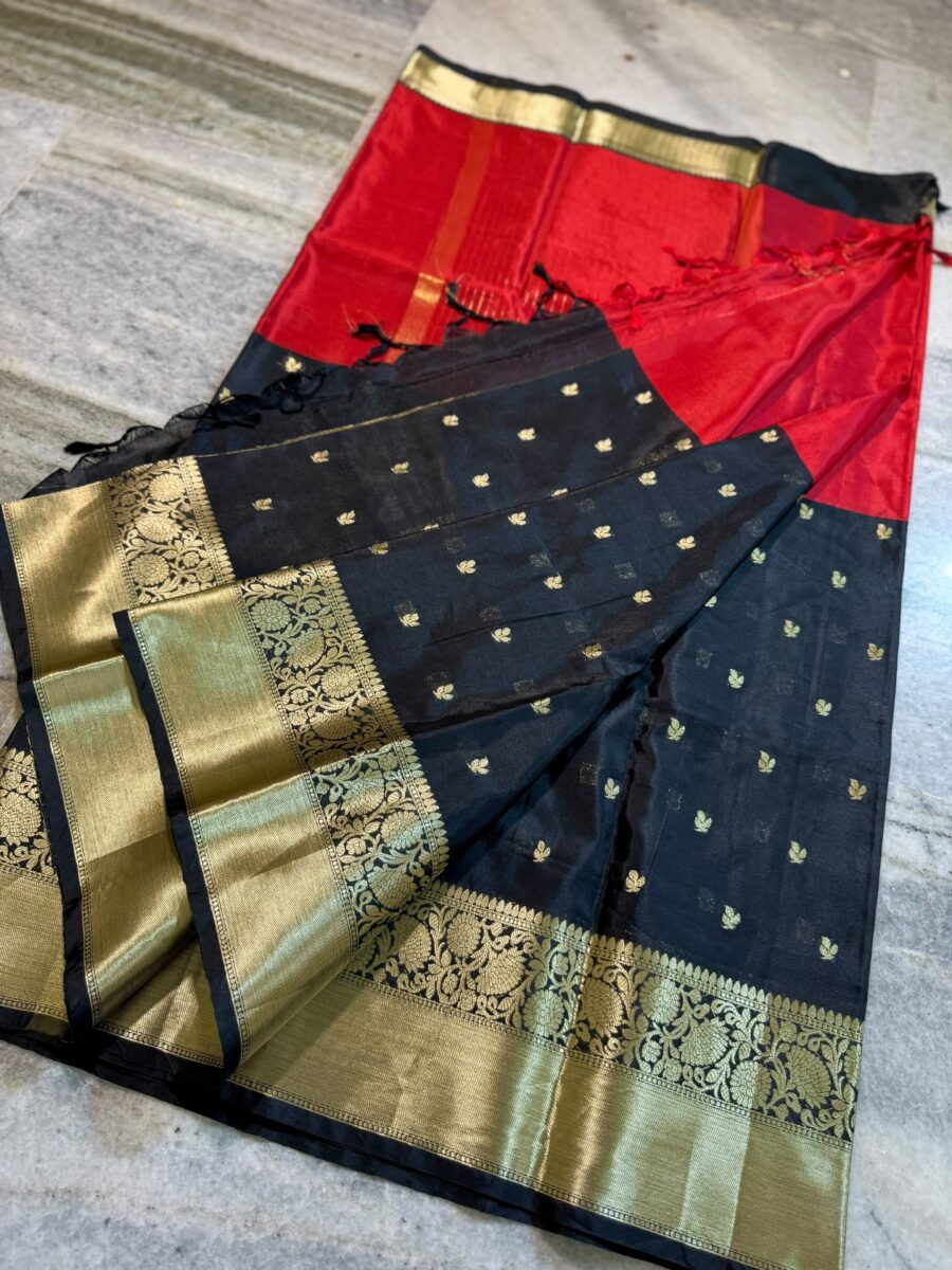 Banarasi katan saree - Image 2