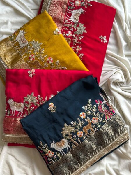 Premium dola silk saree
