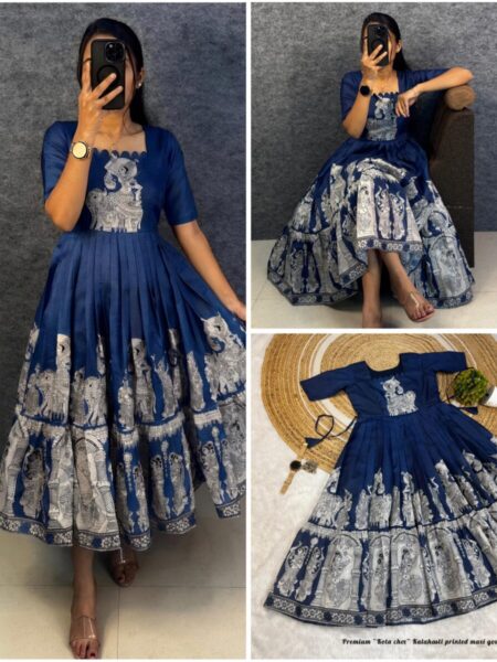 Kalamkari maxi gowns