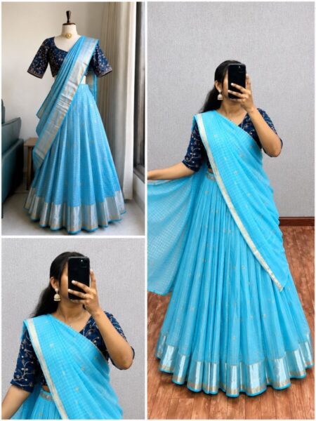 Pure vintage viscose lehangas