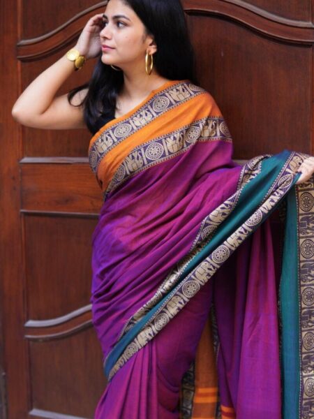 Narayanpet mercerised sarees