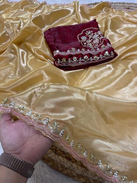 Fendy satin saree