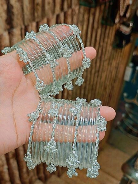 Water jelly kashmir bangles sets
