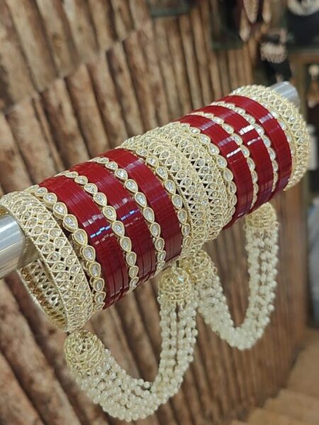 Kundan stone Bangles
