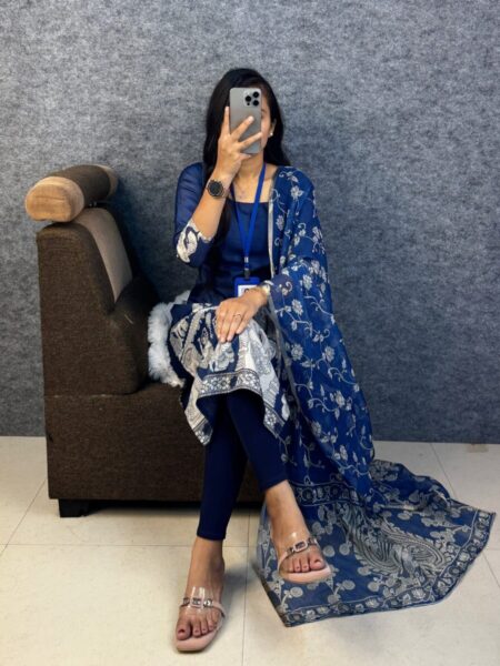 Kalamkari kalahasti kota check kurthi