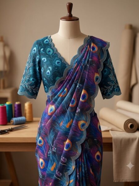 Soft and smooth georgette saree